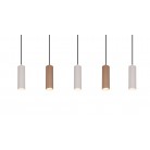 SOKA Κρεμαστό Φωτιστικό TRIO LIGHTING 367700565 πεντάφωτο καφέ
