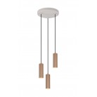 SOKA Κρεμαστό Φωτιστικό TRIO LIGHTING 367730365 τρίφωτο καφέ SOKA Κρεμαστό Φωτιστικό TRIO LIGHTING 367730365 τρίφωτο καφέ