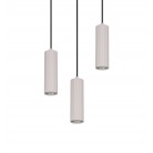 SOKA Κρεμαστό Φωτιστικό TRIO LIGHTING 367730376 τρίφωτο γκρι