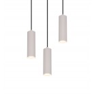 SOKA Κρεμαστό Φωτιστικό TRIO LIGHTING 367730376 τρίφωτο γκρι