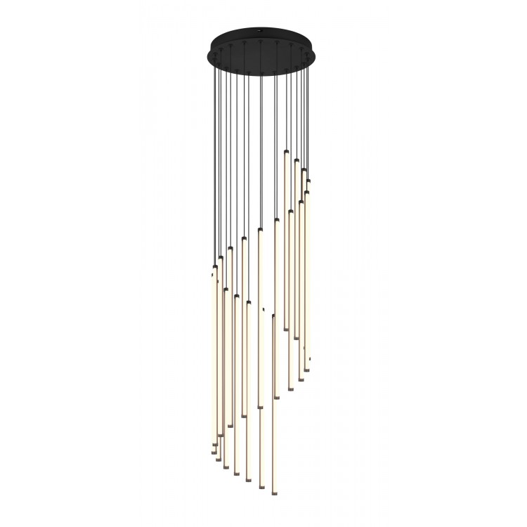 BAXTER 330632032 LED Κρεμαστό Φωτιστικό TRIO LIGHTING μαύρο switch dimmer