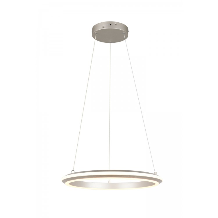 AMADOR 331010107 LED Κρεμαστό Φωτιστικό TRIO LIGHTING νίκελ κυκλικό ρυθμιζόμενο