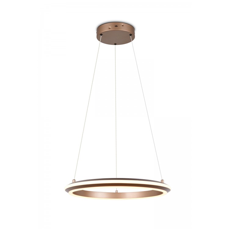 AMADOR 331010165 LED Κρεμαστό Φωτιστικό TRIO LIGHTING καφέ 4000lm