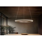 AMADOR 331019165 LED Κρεμαστό Φωτιστικό TRIO LIGHTING κυκλικό καφέ dimmable