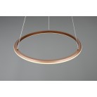 AMADOR 331019165 LED Κρεμαστό Φωτιστικό TRIO LIGHTING κυκλικό καφέ dimmable