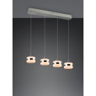 DIOS 331410407 LED Κρεμαστό Φωτιστικό TRIO LIGHTING νίκελ τετράφωτο dimming