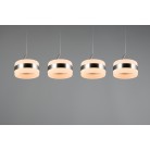 DIOS 331410407 LED Κρεμαστό Φωτιστικό TRIO LIGHTING νίκελ τετράφωτο dimming