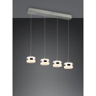 DIOS 331410407 LED Κρεμαστό Φωτιστικό TRIO LIGHTING νίκελ τετράφωτο dimming