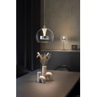 FLYNT 331610106 LED Κρεμαστό Φωτιστικό TRIO LIGHTING chrome μονόφωτο γυαλί