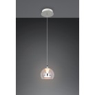 FLYNT 331610106 LED Κρεμαστό Φωτιστικό TRIO LIGHTING chrome μονόφωτο γυαλί