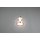 FLYNT 331610106 LED Κρεμαστό Φωτιστικό TRIO LIGHTING chrome μονόφωτο γυαλί