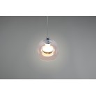 FLYNT 331610106 LED Κρεμαστό Φωτιστικό TRIO LIGHTING chrome μονόφωτο γυαλί