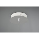 FLYNT 331610106 LED Κρεμαστό Φωτιστικό TRIO LIGHTING chrome μονόφωτο γυαλί