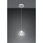 FLYNT 331610106 LED Κρεμαστό Φωτιστικό TRIO LIGHTING chrome μονόφωτο γυαλί