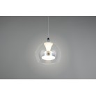 FLYNT 331610106 LED Κρεμαστό Φωτιστικό TRIO LIGHTING chrome μονόφωτο γυαλί