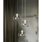 FLYNT 331630306 LED Κρεμαστό Φωτιστικό TRIO LIGHTING διάφανο γυαλί