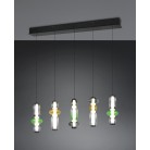 MINERVA 334310517 LED Κρεμαστό Φωτιστικό TRIO LIGHTING πεντάφωτο γυάλινο