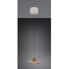 LAGUNA 336210165 LED Κρεμαστό Φωτιστικό TRIO LIGHTING καφέ γκρι μονόφωτο