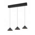LAGUNA 336210332 LED Κρεμαστό Φωτιστικό TRIO LIGHTING μαύρο τρίφωτο