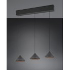 LAGUNA 336210332 LED Κρεμαστό Φωτιστικό TRIO LIGHTING μαύρο τρίφωτο