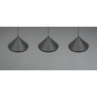 LAGUNA 336210332 LED Κρεμαστό Φωτιστικό TRIO LIGHTING μαύρο τρίφωτο