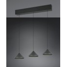 LAGUNA 336210332 LED Κρεμαστό Φωτιστικό TRIO LIGHTING μαύρο τρίφωτο