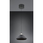 LAGUNA 336219132 LED Κρεμαστό Φωτιστικό TRIO LIGHTING μαύρο μονόφωτο 1200lm