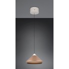 LAGUNA 336219165 LED Κρεμαστό Φωτιστικό TRIO LIGHTING καφέ γκρι μονόφωτο 1200lm