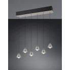 ROMEO 337010607 LED Κρεμαστό Φωτιστικό TRIO LIGHTING εξάφωτο νίκελ