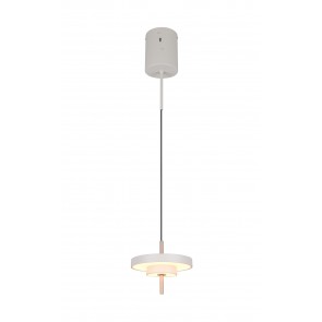 KEATON 340210176 LED Κρεμαστό Φωτιστικό TRIO LIGHTING δίσκος warm grey καφέ