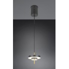 KEATON 340210180 LED Κρεμαστό Φωτιστικό TRIO LIGHTING μαύρο ορειχάλκινο