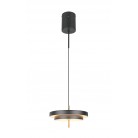 KEATON 340219180 LED Κρεμαστό Φωτιστικό TRIO LIGHTING δίσκος μαύρο - ορειχάλκινο 4000lm