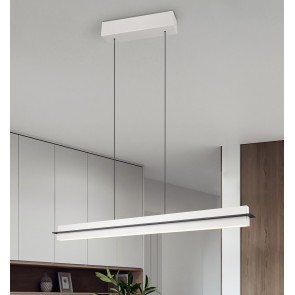 EMERSON 346710176 LED Κρεμαστό Φωτιστικό TRIO LIGHTING γραμμικό warm grey touch