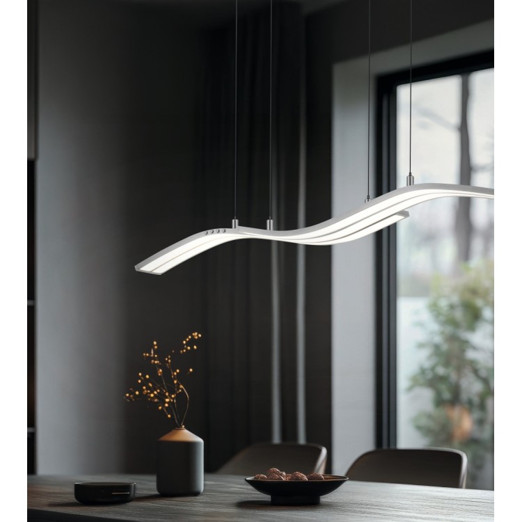 SPIDER 332810307 LED Κρεμαστό Φωτιστικό TRIO LIGHTING νίκελ