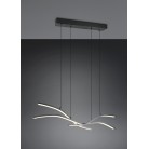 SPIDER 332810332 LED Κρεμαστό Φωτιστικό TRIO LIGHTING μαύρο