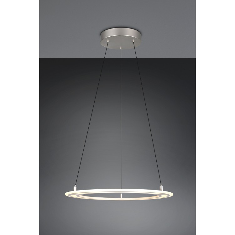 CROMER 332910107 LED Κρεμαστό Φωτιστικό TRIO LIGHTING νίκελ