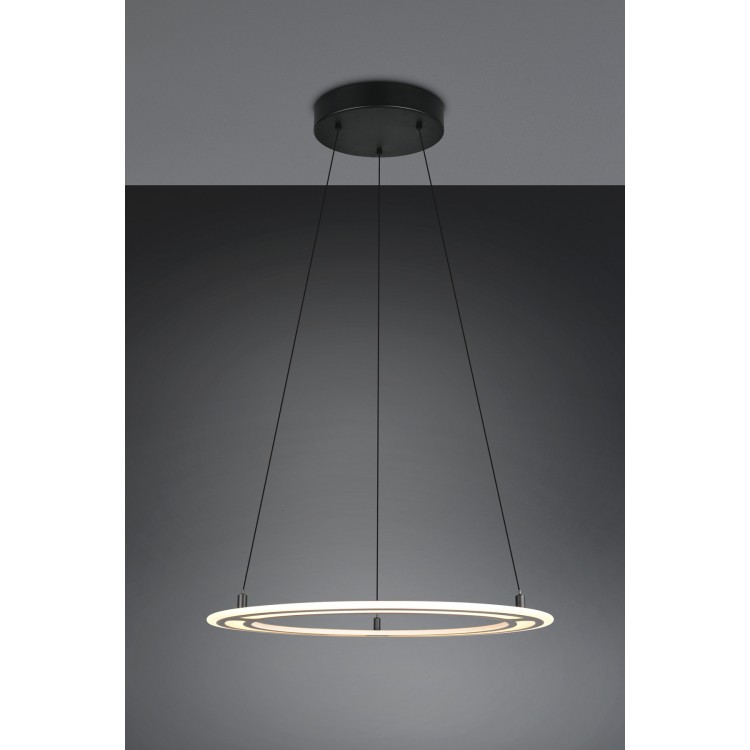 CROMER 332910132 LED Κρεμαστό Φωτιστικό TRIO LIGHTING μαύρο