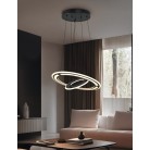 CROMER 332910232 LED Κρεμαστό Φωτιστικό TRIO LIGHTING μαύρο