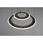 CROMER 332910232 LED Κρεμαστό Φωτιστικό TRIO LIGHTING μαύρο