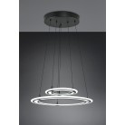 CROMER 332910232 LED Κρεμαστό Φωτιστικό TRIO LIGHTING μαύρο