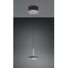 GUANO 334410107 LED Κρεμαστό Φωτιστικό TRIO LIGHTING νίκελ