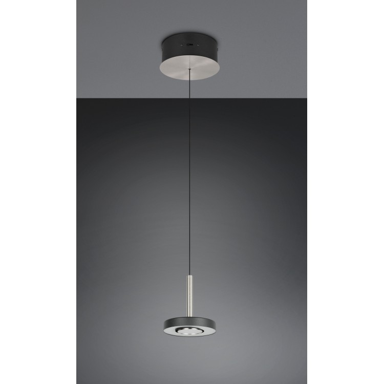 GUANO 334410107 LED Κρεμαστό Φωτιστικό TRIO LIGHTING νίκελ