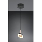 GUANO 334410165 LED Κρεμαστό Φωτιστικό TRIO LIGHTING καφέ