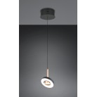 GUANO 334410165 LED Κρεμαστό Φωτιστικό TRIO LIGHTING καφέ