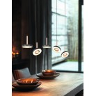 GUANO 334410565 LED Κρεμαστό Φωτιστικό TRIO LIGHTING καφέ πεντάφωτο