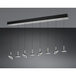 GUANO 334410807 LED Κρεμαστό Φωτιστικό TRIO LIGHTING νίκελ εξάφωτο