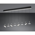 GUANO 334410807 LED Κρεμαστό Φωτιστικό TRIO LIGHTING νίκελ εξάφωτο
