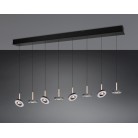 GUANO 334410865 LED Κρεμαστό Φωτιστικό TRIO LIGHTING καφέ εξάφωτο