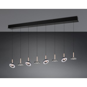GUANO 334410865 LED Κρεμαστό Φωτιστικό TRIO LIGHTING καφέ εξάφωτο