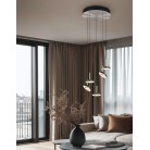 GUANO 334430507 LED Κρεμαστό Φωτιστικό TRIO LIGHTING νίκελ πεντάφωτο